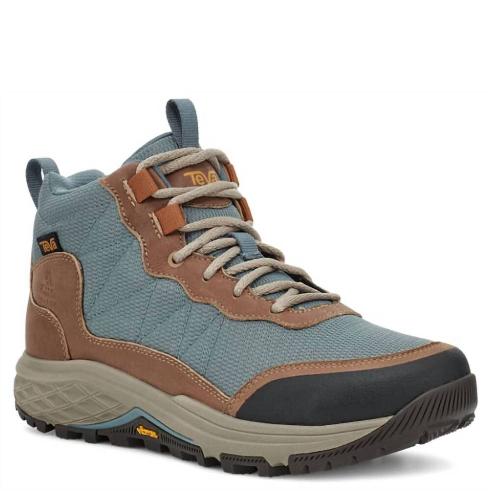 NEW TEVA women's ridgeview mid rp hiking boot in tan/ trooper - Picture 3 of 7